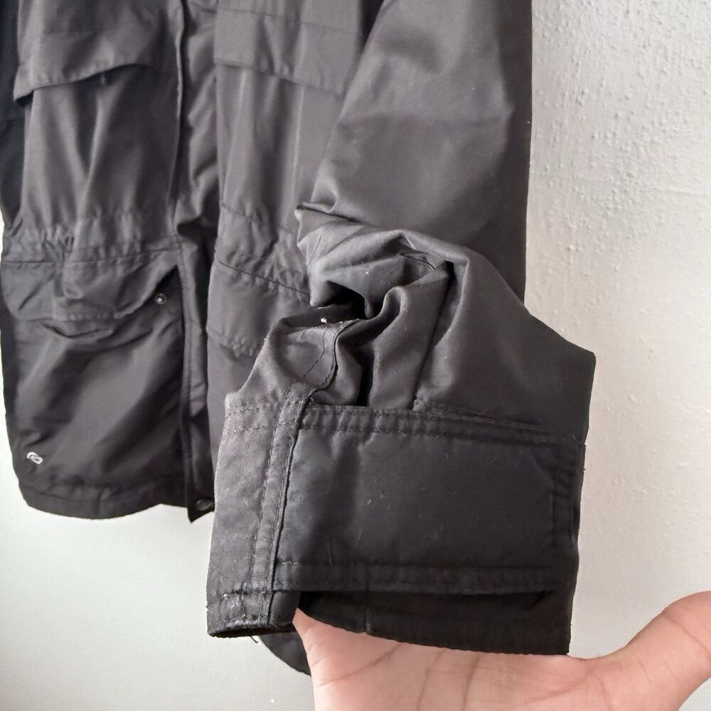 Mercy Stormtech Employee Jacket Mens XL Black Hooded Pockets Winter - Picture 6 of 15